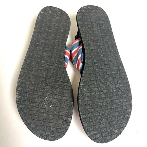 Sanuk Yoga Sling 2 boho beach resort summer sandals women’s size 9 stripes - Picture 13 of 13